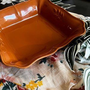 Stoneware Roasting Lasagna baking Pan